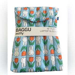 BAGGU Miffy 16” Puffy Quilted Laptop or Tablet Sleeve